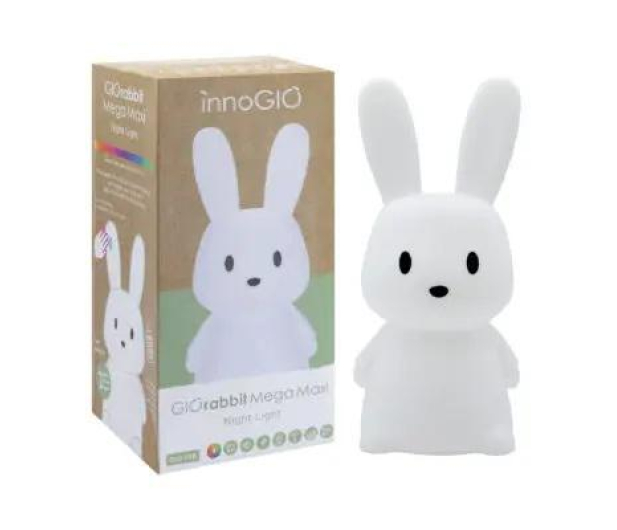InnoGIO Lampka nocna dla dzieci królik bardzo duży GIOrabbit Mega Ma - 1360156 - zdjęcie 2